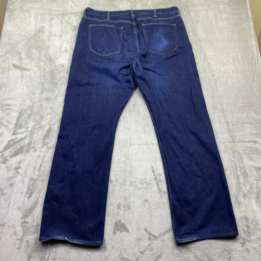 Banana Republic Mens Vintage Straight Jeans‎ Dark Indigo Blue Sz 38 Fits 37